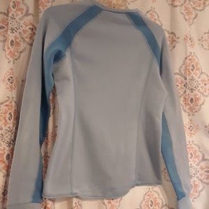 L.L. Bean Cozy Blue Crewneck Fleece Pullover SMALL